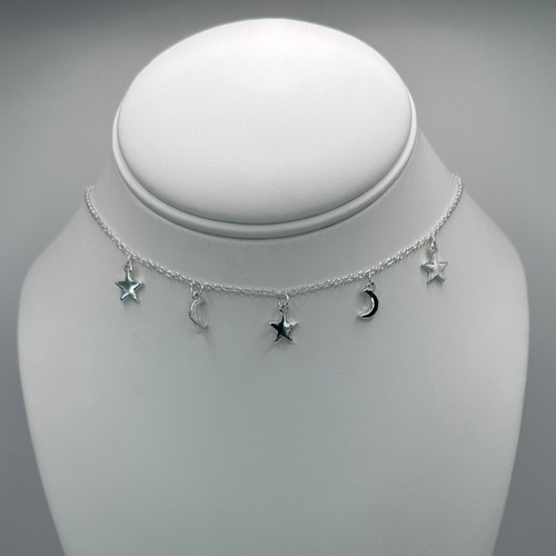 Silver Star and Moon Chain