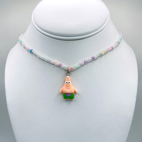 Patrick Pendant with beaded Chain