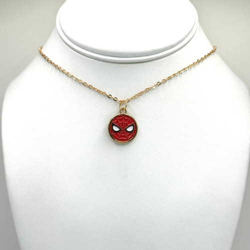 Gold Spider-Man Necklace