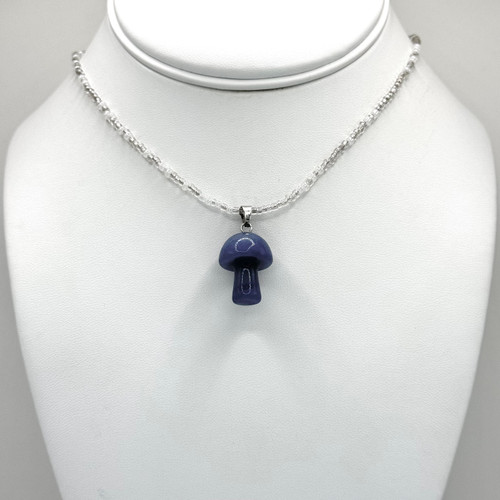 Lapis Lazuli Mushroom Necklace