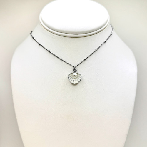 Silver Shell Necklace