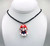 Mario Resin Pendant with Beaded Chain