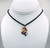 Mario Enamel Pendant with Beaded Chain