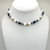 Dark Brown, Black, Neutral Tan, and White Puka Shells Necklace