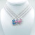 BFF Letters Necklace- 3 Necklaces for 3 Best Friends