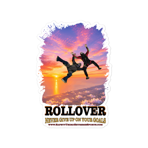 SAFETY THIRD SKY: ROLLOVER — 6×8 Vinyl Decal