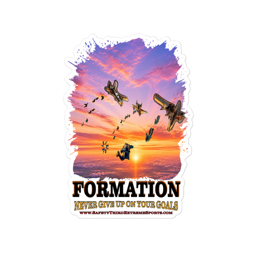 SAFETY THIRD SKY: FORMATION — 6×8 Vinyl Decal