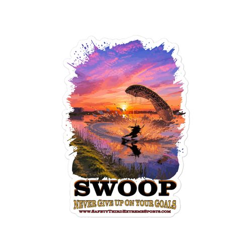 SAFETY THIRD SKY: SWOOP — 6×8 Vinyl Decal