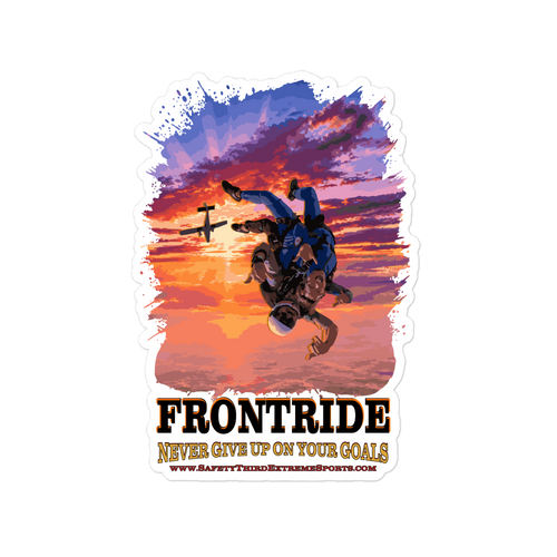 SAFETY THIRD SKY: FRONTRIDE — 6×8 Vinyl Decal