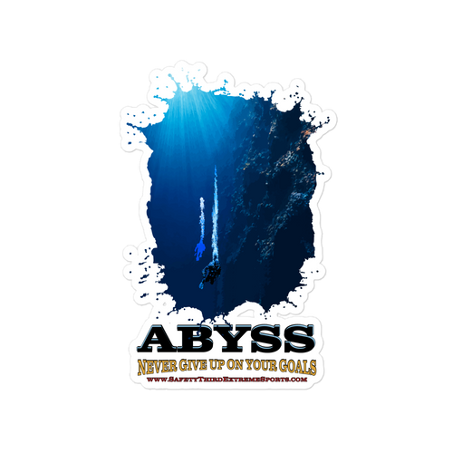 SAFETY THIRD WATER: ABYSS — 6×8 Vinyl Decal