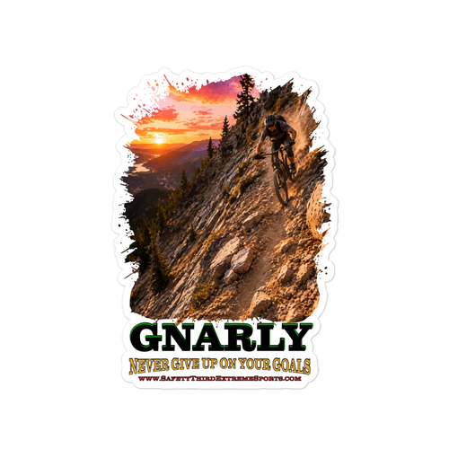 SAFETY THIRD EARTH: GNARLY — 6×8 Vinyl Decal
