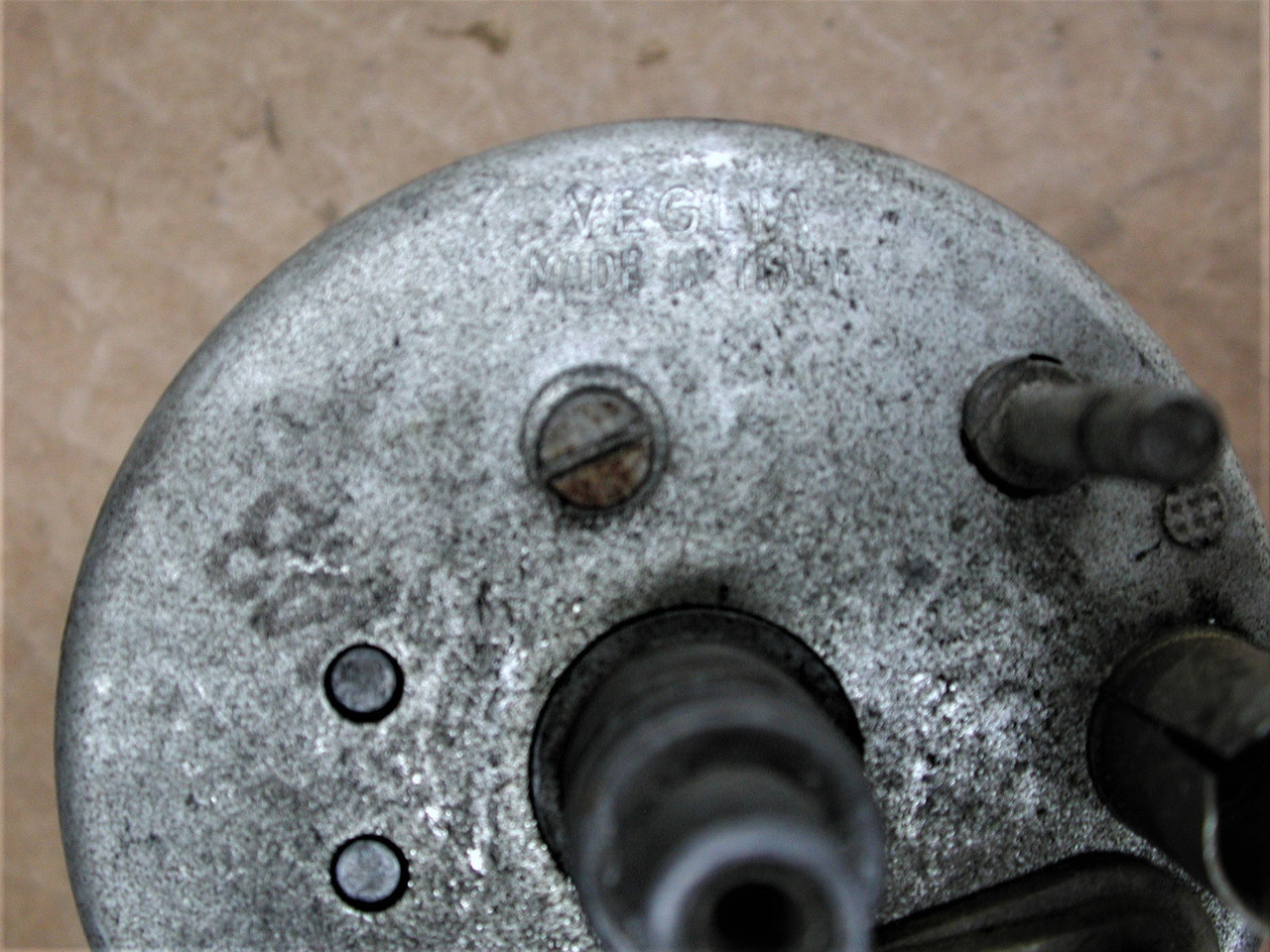 Vintage HARLEY DAVIDSON 3-1/2"  Facing OEM Motorcycle Mechanical Speedometer 612944.2
