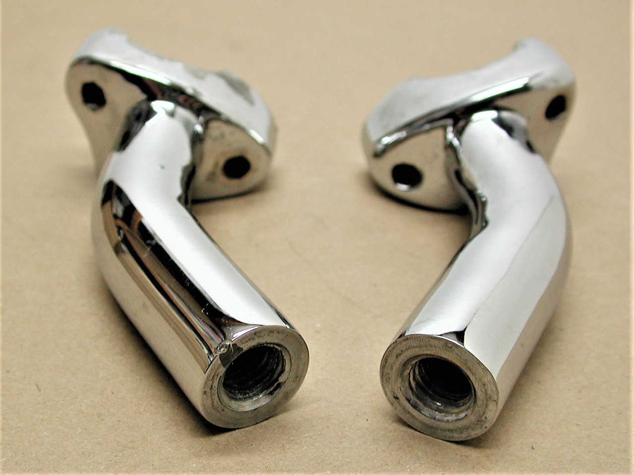 HARLEY DAVIDSON Sportster Softail FXR OEM 4.25" Chrome Handlebar Risers