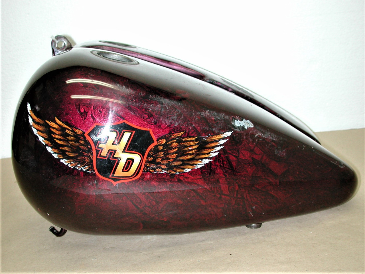Split Fuel Gas Tank For HARLEY DAVIDSON Shovelhead 