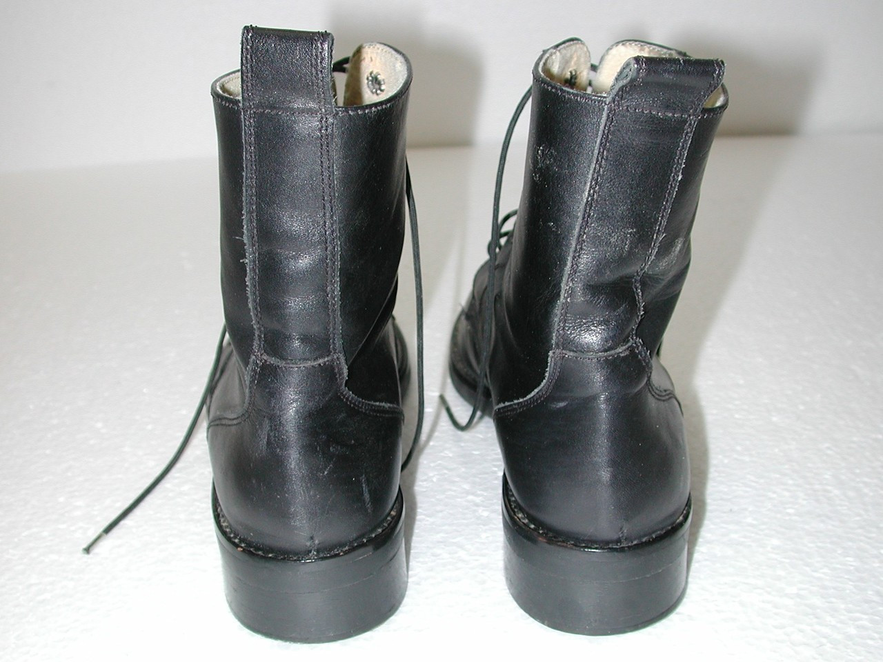 Women's Black Leather Boots Made in Italy  Size: 8.5 M