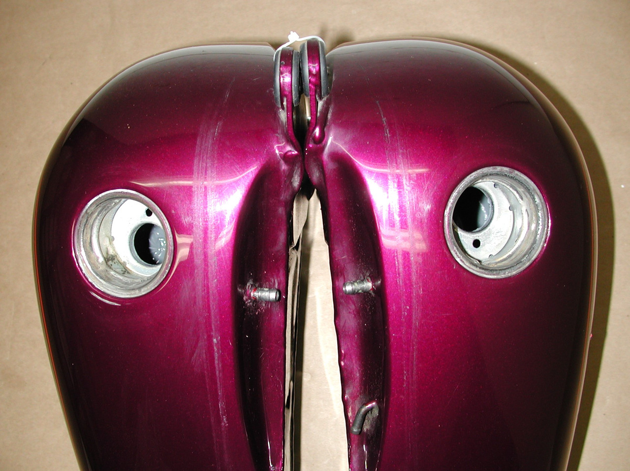 HARLEY DAVIDSON Softail Fat Boy FLSTF 1984-1999 OEM 4.2 Gal Split Fuel Gas Tank