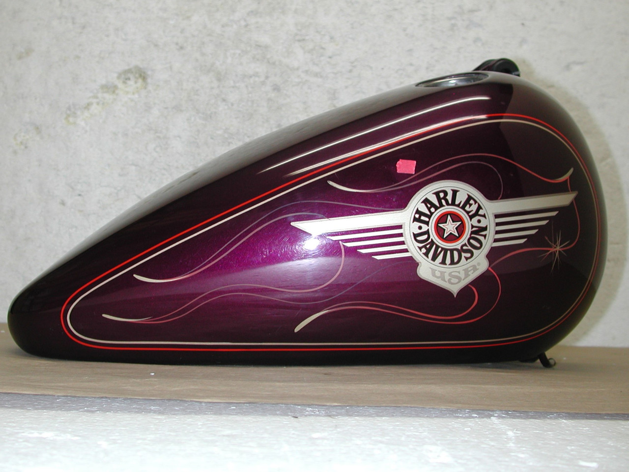 HARLEY DAVIDSON Softail Fat Boy FLSTF 1984-1999 OEM 4.2 Gal Split Fuel Gas Tank