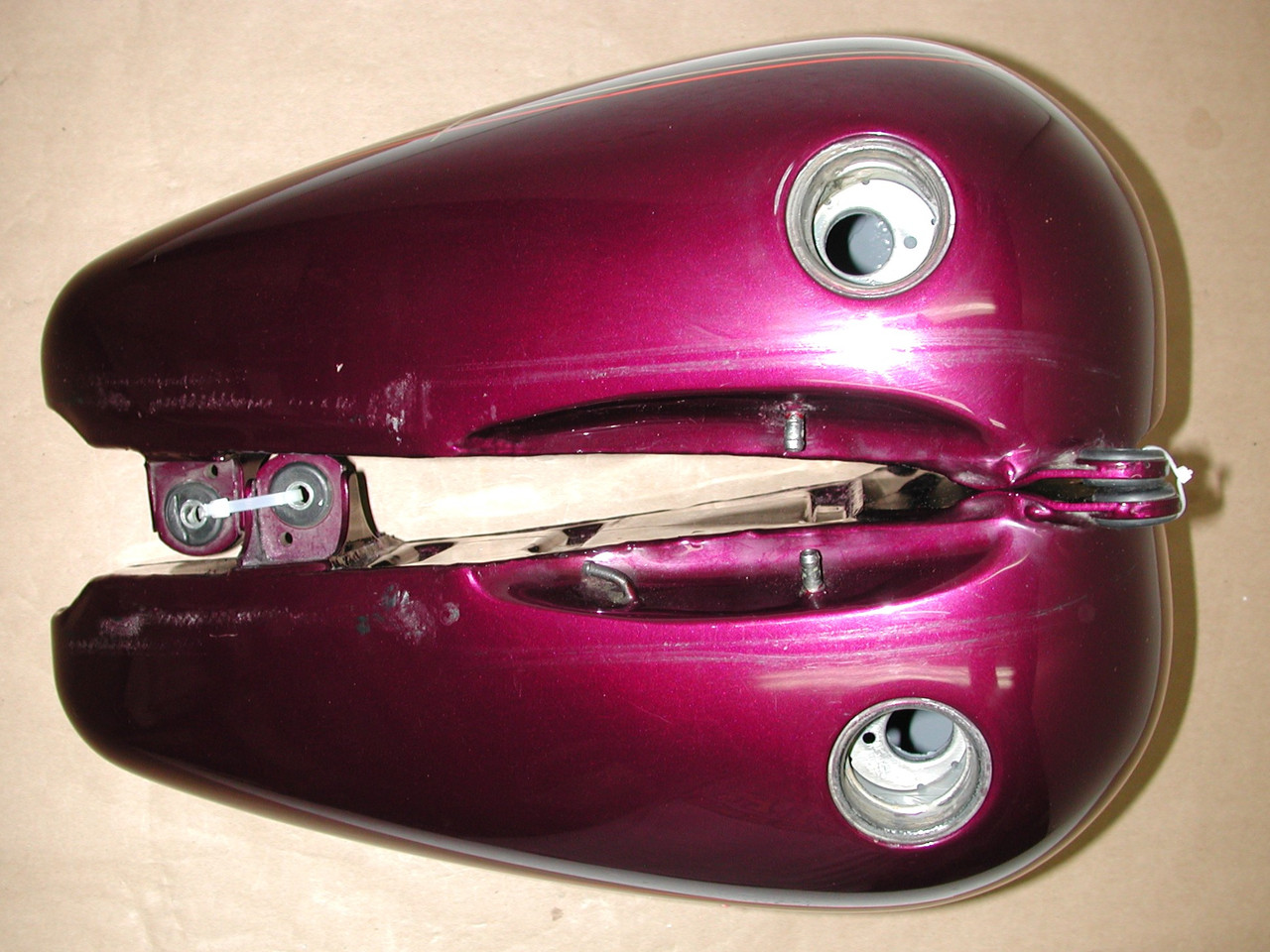 HARLEY DAVIDSON Softail Fat Boy FLSTF 1984-1999 OEM 4.2 Gal Split Fuel Gas Tank