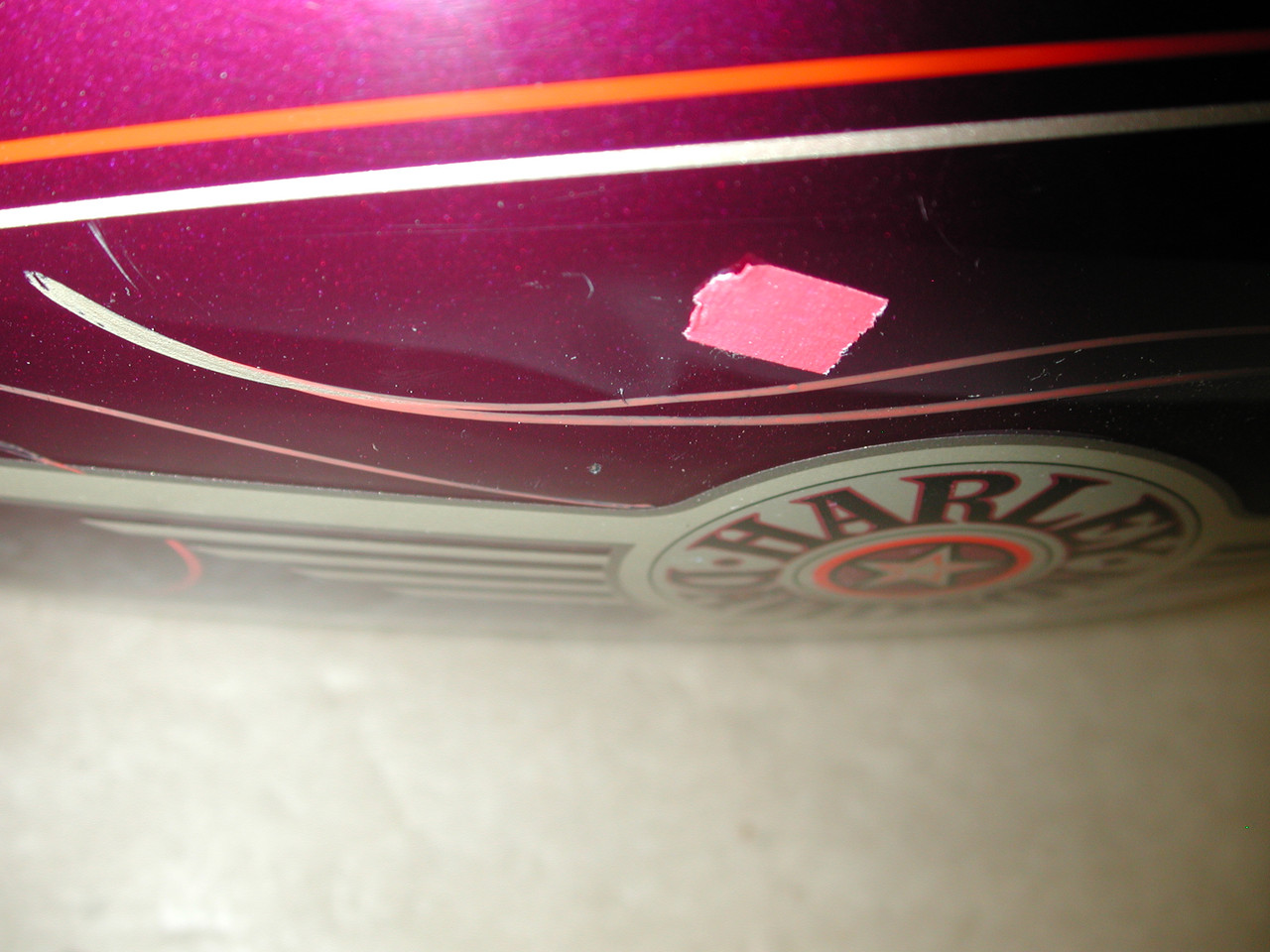 HARLEY DAVIDSON Softail Fat Boy FLSTF 1984-1999 OEM 4.2 Gal Split Fuel Gas Tank