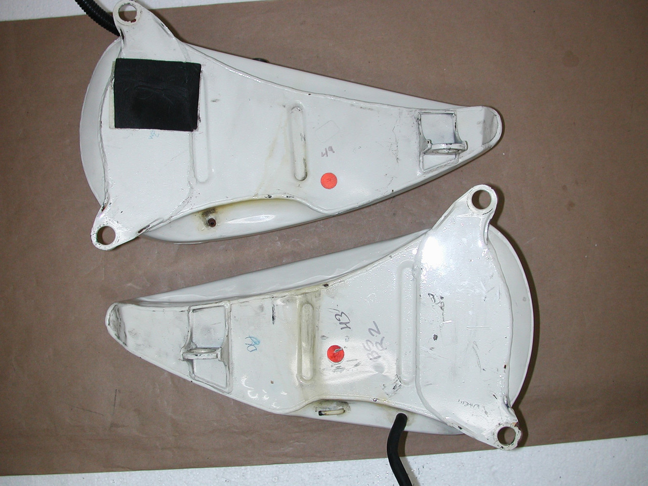 HARLEY DAVIDSON Softail FXSTC Custom Nostalgia OEM 5 Gal Split Fuel Gas Tank