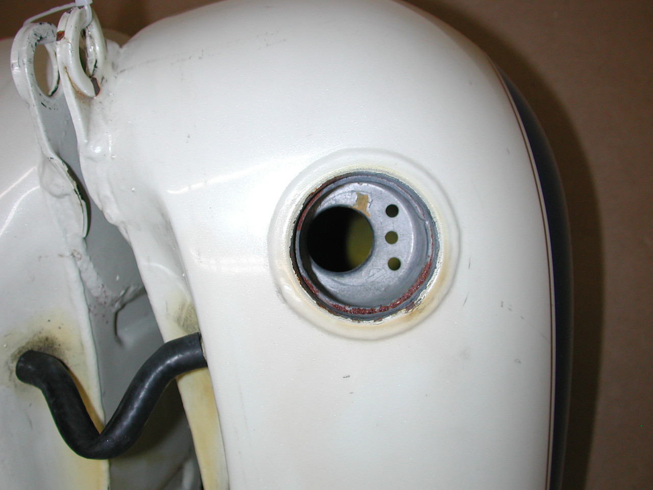 HARLEY DAVIDSON Softail FXSTC Custom Nostalgia OEM 5 Gal Split Fuel Gas Tank