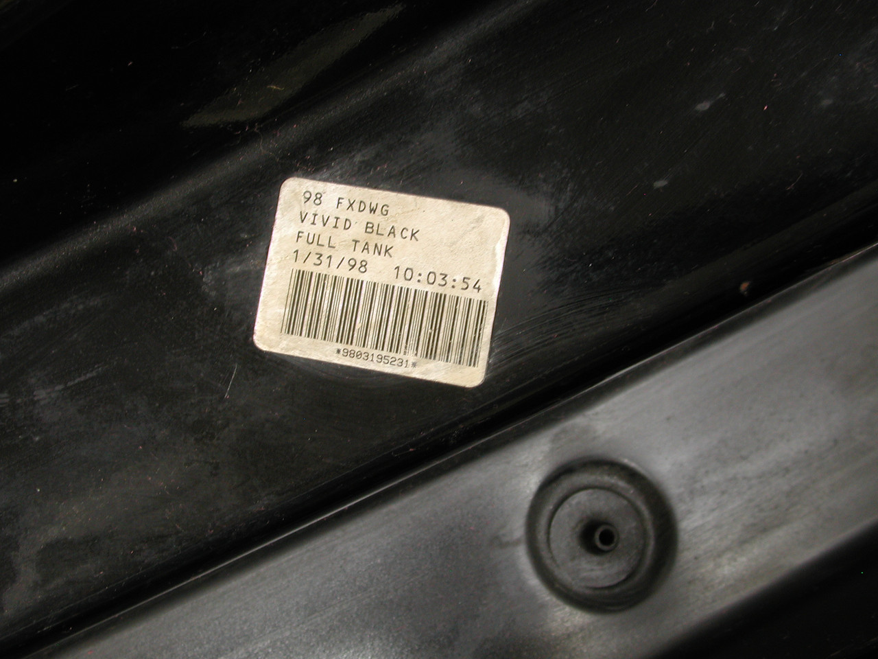 HARLEY DAVIDSON DYNA Wide Glide 1997-2003 FXDWG OEM 61039-96 Fuel Gas Tank