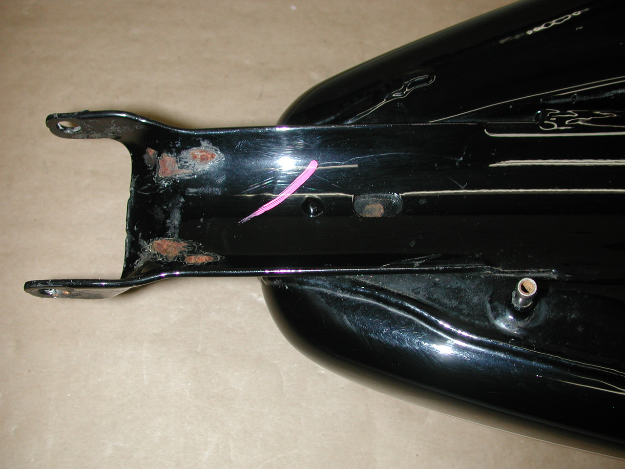 HARLEY DAVIDSON Sportster XL883R 2007+Up EFI OEM Fuel Gas Tank & Fender Set