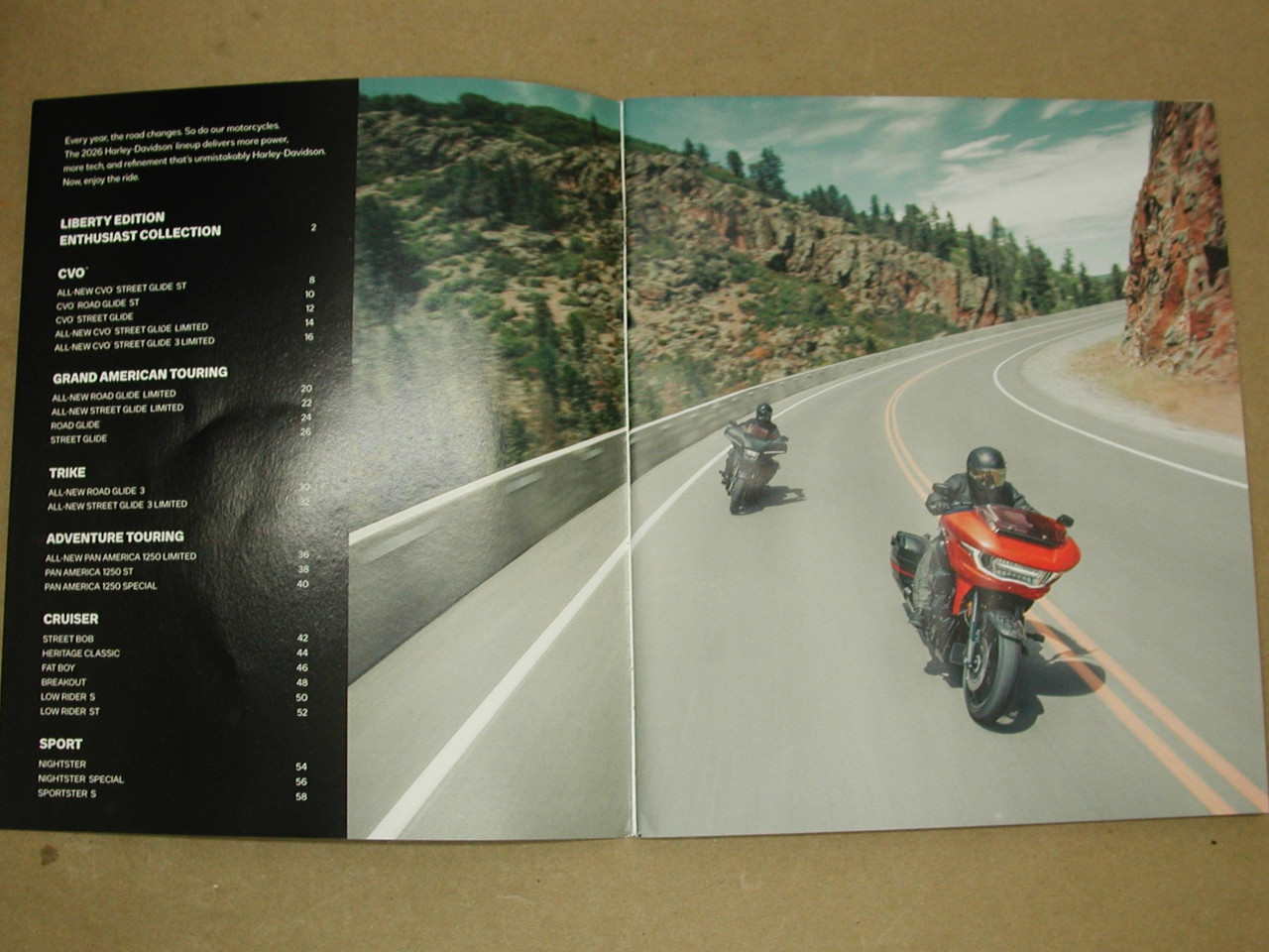 Harley Davidson Official 2026 Model Bikes Catalog