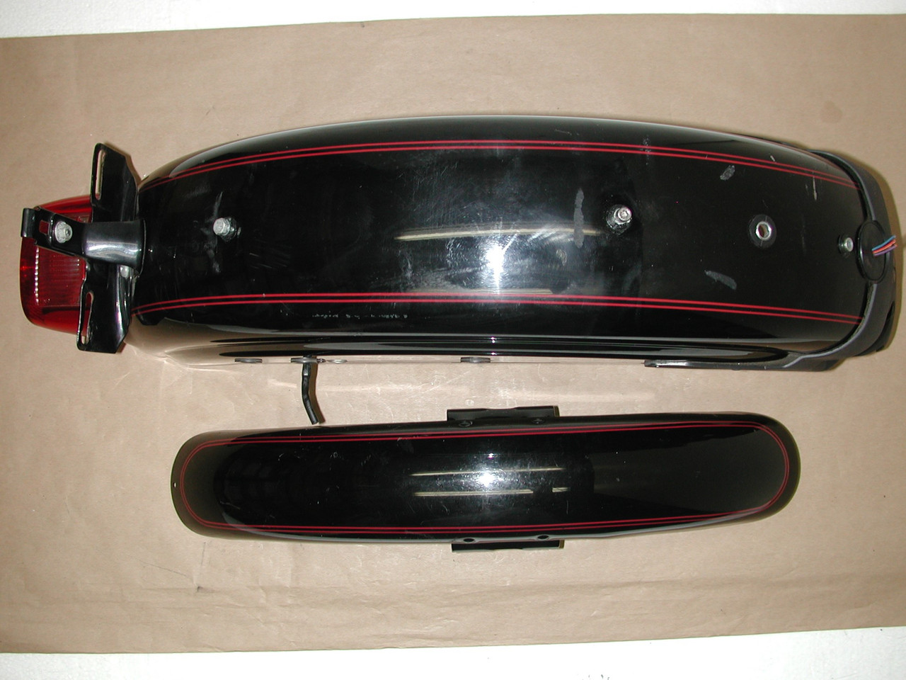 HARLEY DAVIDSON Sportster XL1200 XL883 1998-2003 OEM Fuel Gas Tank & Fender Set