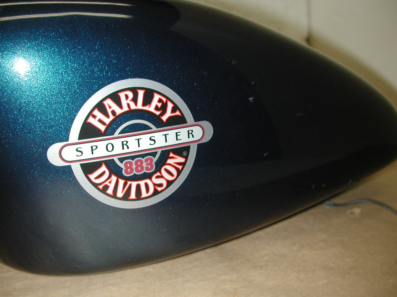 HARLEY DAVIDSON Sportster XL883 1998-2003 OEM Fuel Gas Tank & Fender Set