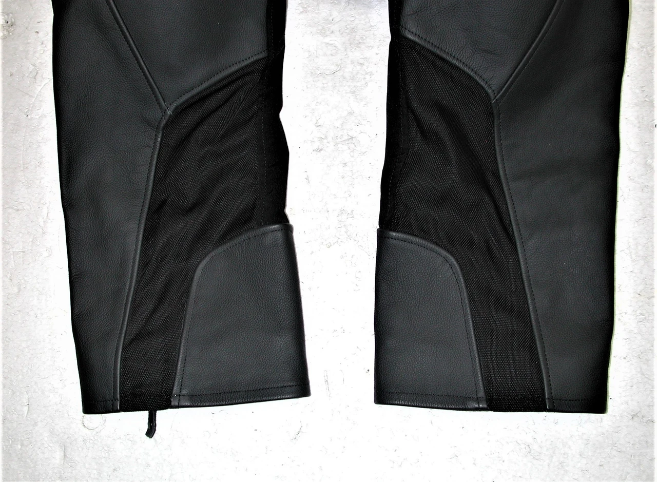 REV' IT!  Men's Black Motorcycle Leather Armor Pants Size:52EU