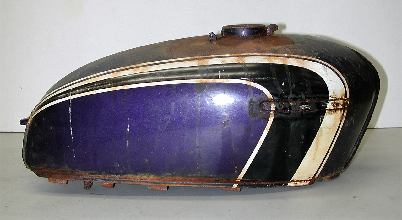Vintage 1972 HONDA CB350 OEM Motorcycle Fuel Gas Tank - American Biker Skin