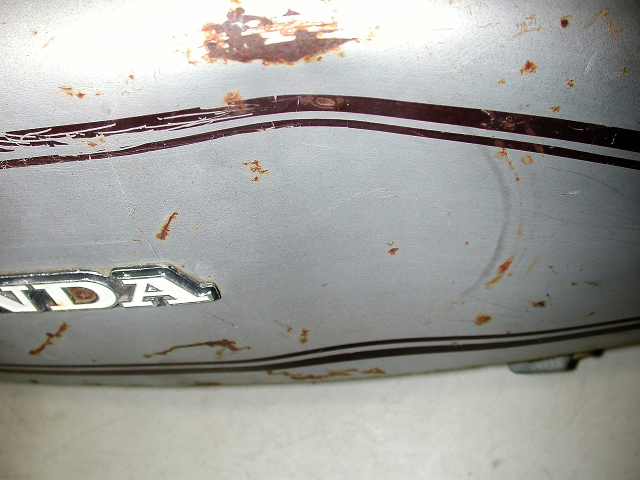 Vintage HONDA 1973 CB200 OEM Motorcycle Fuel Gas Tank