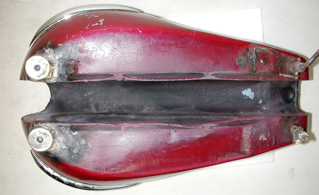 Vintage TRIUMPH 1959 T110 OEM Motorcycle Fuel Gas Tank