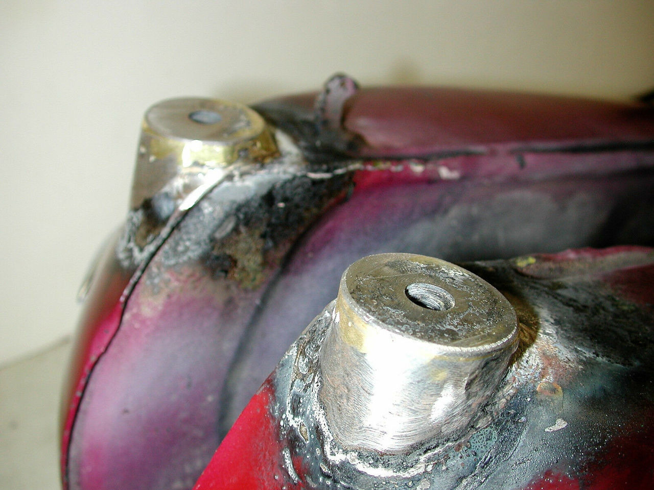 Vintage TRIUMPH 1959 T110 OEM Motorcycle Fuel Gas TankVintage TRIUMPH 1959 T110 OEM Motorcycle Fuel Gas Tank