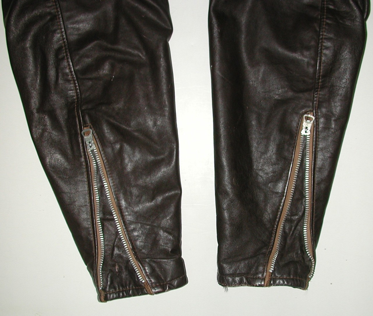 Vintage Brown Cafe Racer Men's Leather Motorcycle Biker Jacket size:42