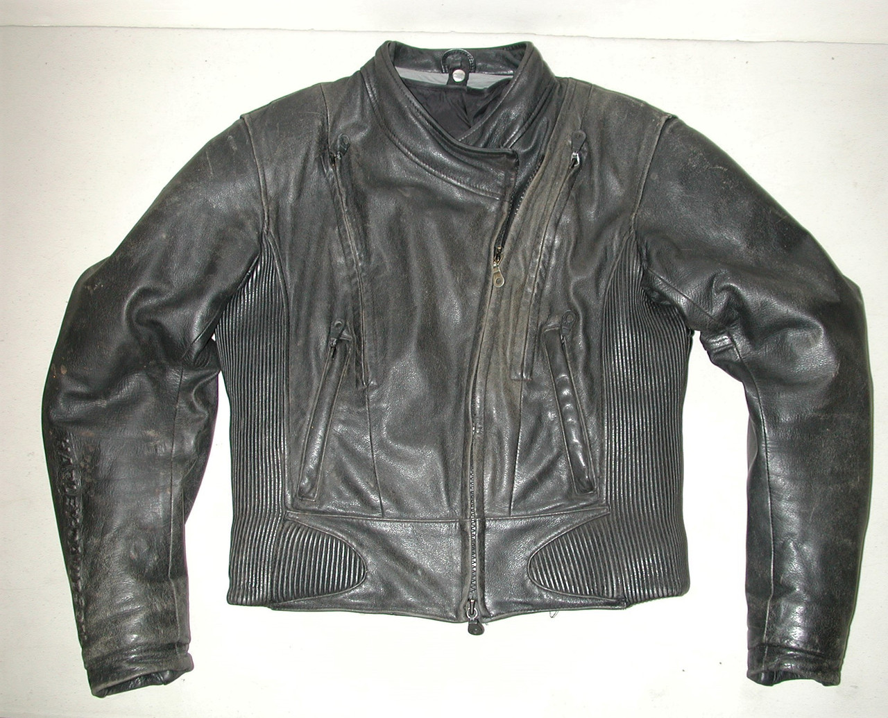 HARLEY DAVIDSON FXRG Women s Black Leather Motorcycle Biker Jacket, Sz ...
