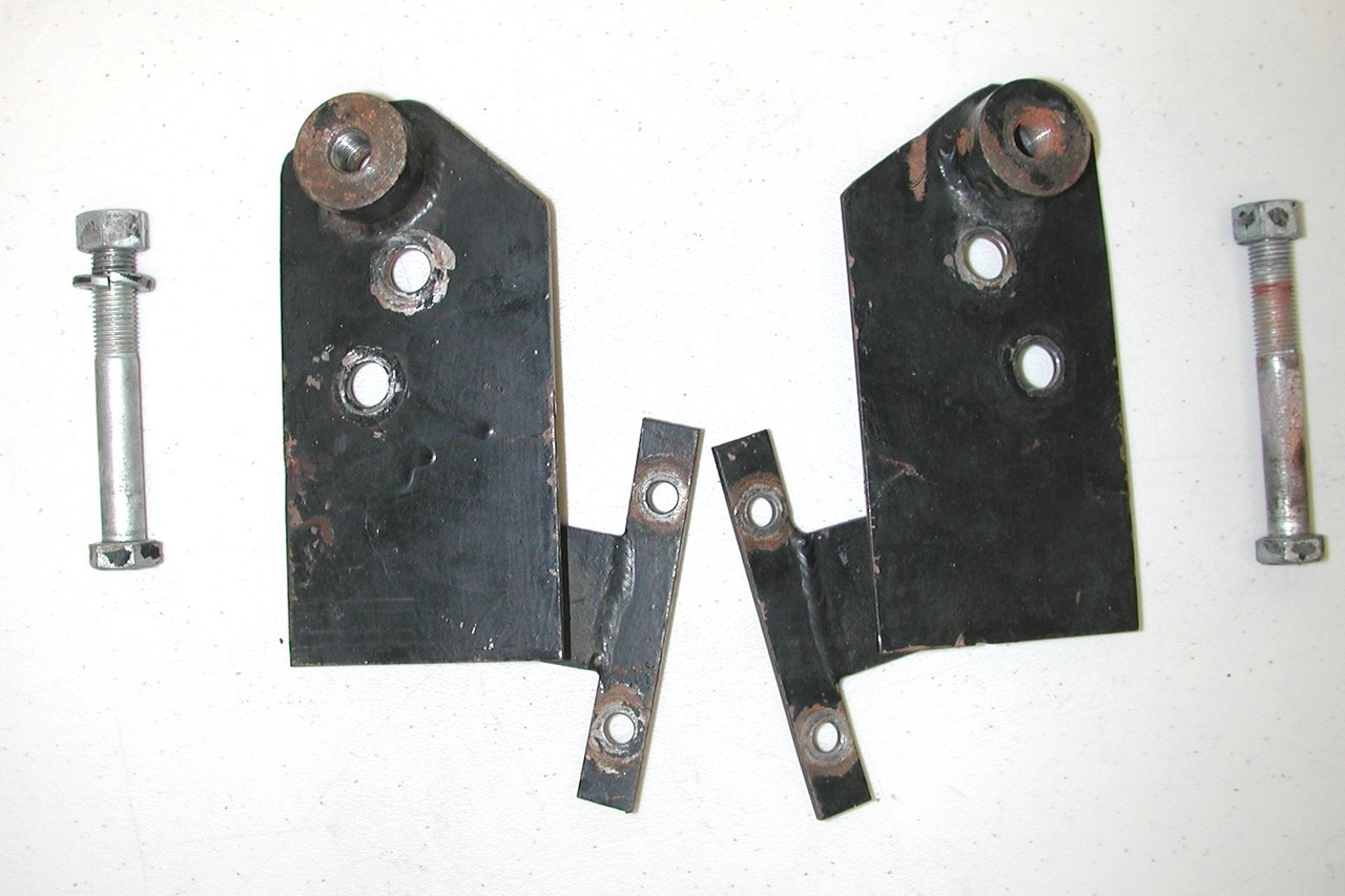 Vintage HARLEY DAVIDSON 1983 Ironhead Motorcycle Fuel Gas Tank Brackets