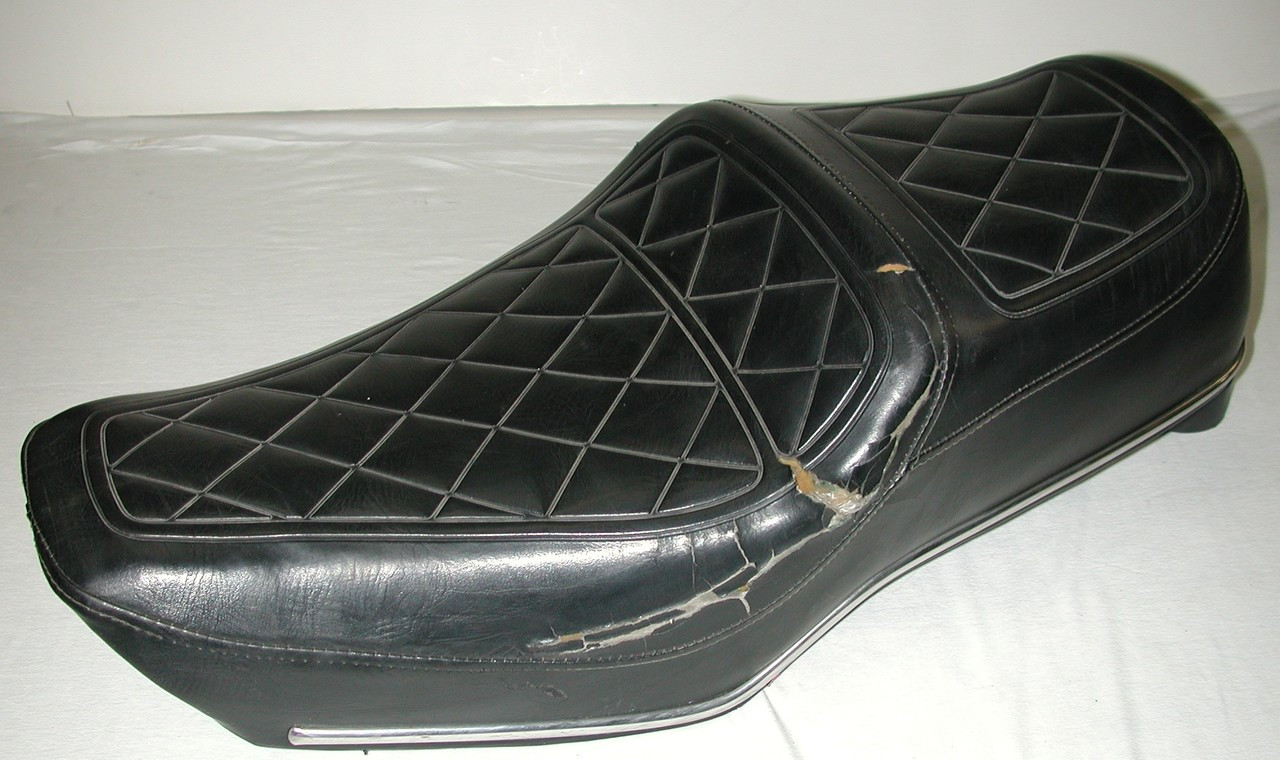 Vintage HONDA CB Black Dual Motorcycle Seat