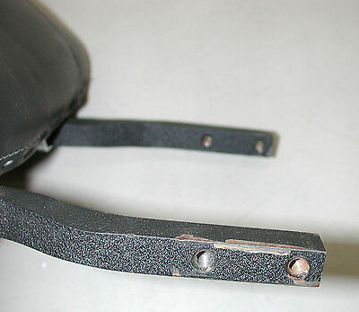 HARLEY DAVIDSON Black Powder Coated Motorcycle Backrest