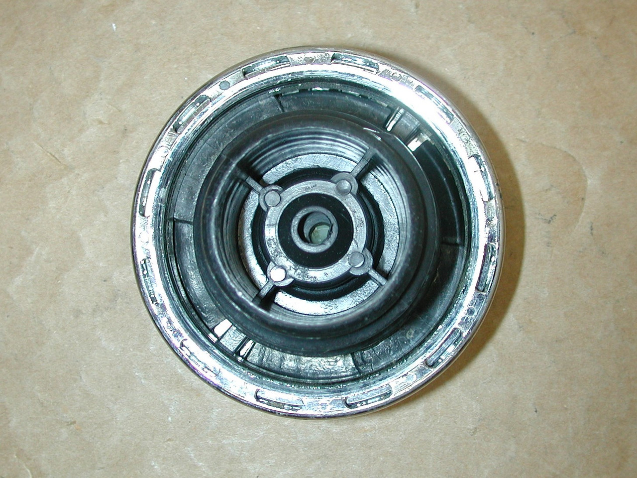 HARLEY DAVIDSON 1-1/2 Chrome Motorcycle Fuel Gas Cap