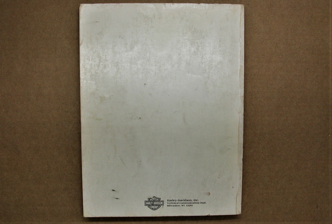 Harley Davidson XLH Models 1986-1989 OEM Motorcycle Service Manual 99484-89