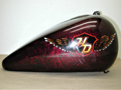 Split Fuel Gas Tank For HARLEY DAVIDSON Shovelhead 