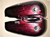 Split Fuel Gas Tank For HARLEY DAVIDSON Shovelhead 