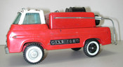 Vintage 1960 Nylint Steel 12" Red Ford Fire Truck Toy Car