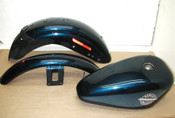HARLEY DAVIDSON Sportster XL883 1998-2003 OEM Fuel Gas Tank & Fender Set