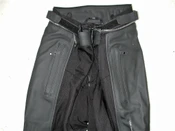 REV' IT!  Men's Black Motorcycle Leather Armor Pants Size:52EU