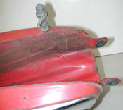 Vintage Suzuki 1966 B100P OEM Original Paint Motorcycle Fuel Gas Tank