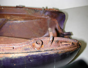 Vintage 1972 HONDA CB350 OEM Motorcycle Fuel Gas Tank