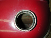 Vintage TRIUMPH 1959 T110 OEM Motorcycle Fuel Gas Tank